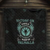 Shield-maiden Premium Quilt Blanket Viking Female Warrior Home Decor Custom For Fans 7