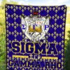 Sigma Gamma Rho Premium Quilt Blanket Sorority Home Decor Custom For Fans 5