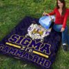Sigma Gamma Rho Premium Quilt Blanket Sorority Home Decor Custom For Fans 9