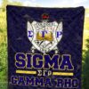 Sigma Gamma Rho Premium Quilt Blanket Sorority Home Decor Custom For Fans 5