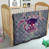 Skull Premium Quilt - Demon Death Skull Skeleton Sign Quilt Blanket 21