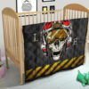 Skull Premium Quilt - Skull Wear Deep Sea Helmet With Poison Creatures Quilt Blanket 21