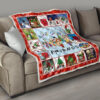 Snoopy Friends Christmas Quilt Blanket Xmas Bedding Decor Idea 15