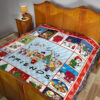 Snoopy Friends Christmas Quilt Blanket Xmas Bedding Decor Idea 19