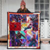 Spider Man Into Spiderverse Premium Quilt Blanket Movie Home Decor Custom For Fans 3