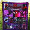 Spider Man Into Spiderverse Premium Quilt Blanket Movie Home Decor Custom For Fans 5