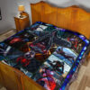 Spider Man Miles Gonzalo Morales Comic Premium Quilt Blanket Movie Home Decor Custom For Fans 19