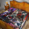 Spider Man Miles Gonzalo Morales Comic Premium Quilt Blanket Movie Home Decor Custom For Fans 19