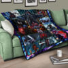 Spider Man Miles Gonzalo Morales Comic Premium Quilt Blanket Movie Home Decor Custom For Fans 17