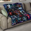 Spider Man Miles Gonzalo Morales Comic Premium Quilt Blanket Movie Home Decor Custom For Fans 15