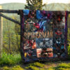 Spider Man Miles Gonzalo Morales Premium Quilt Blanket Movie Home Decor Custom For Fans 13