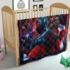 Spider Man Miles Gonzalo Morales Premium Quilt Blanket Movie Home Decor Custom For Fans 21