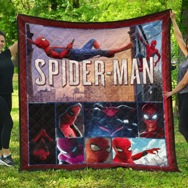 Spider Man No Way Home Premium Quilt Blanket Movie Home Decor Custom For Fans