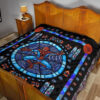 Spider-Man Stain Glass Style Quilt Blanket Bedding Decor Idea 19