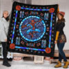 Spider-Man Stain Glass Style Quilt Blanket Bedding Decor Idea 1