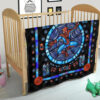 Spider-Man Stain Glass Style Quilt Blanket Bedding Decor Idea 21