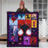 Spider-Verse Quilt Blanket For Spider-Man Fan Gift 3