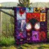 Spider-Verse Quilt Blanket For Spider-Man Fan Gift 13