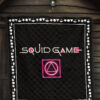 Squid Game Movie Premium Quilt Neon Squid Symbols Round Square Triangle Umbrella Patterns Quilt Blanket 7