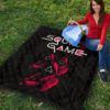 Squid Game Movie Premium Quilt Red Squid Worker Round Square Triangle Symbol Quilt Blanket 9