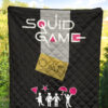 Squid Game Movie Premium Quilt Round Triangle Square Umbrella Balloon Game Card Quilt Blanket 5