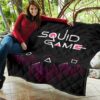 Squid Game Movie Premium Quilt Round Triangle Square Worker In The Cold Dark Quilt Blanket 11