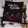 Squid Game Movie Premium Quilt Round Triangle Square Worker In The Cold Dark Quilt Blanket 1