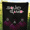 Squid Game Movie Premium Quilt Round Triangle Square Worker In The Cold Dark Quilt Blanket 5