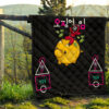 Squid Game Movie Premium Quilt - Squid Worker Swing Golden Pig Wrecking Ball Quilt Blanket 13