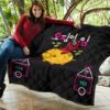 Squid Game Movie Premium Quilt - Squid Worker Swing Golden Pig Wrecking Ball Quilt Blanket 11