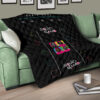 Squid Game Movie Premium Quilt Squid Worker With Black Masked Man Boss Colorful Symbols Quilt Blanket 17