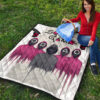 Squid Game Movie Premium Quilt Squid Worker With Black Masked Man Boss Quilt Blanket 9