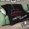 Squid Game Movie Tapestry - Funny Naughty Squid Workers Round Square Triangle Umbrella Tapestry Home Decor 17