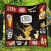 Steel Reserve Quilt Blanket All I Need Is Beer Gift Idea 1