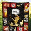 Steel Reserve Quilt Blanket All I Need Is Beer Gift Idea 5