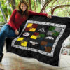 Symbols Harry Potter Quilt Blanket Bedding Decor Idea 7