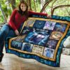 Tardis Doctor Who Quilt Blanket Funny Gift Idea For Fan 11