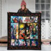 Team 7 Naruto Premium Quilt Blanket Anime Home Decor Custom For Fans 3