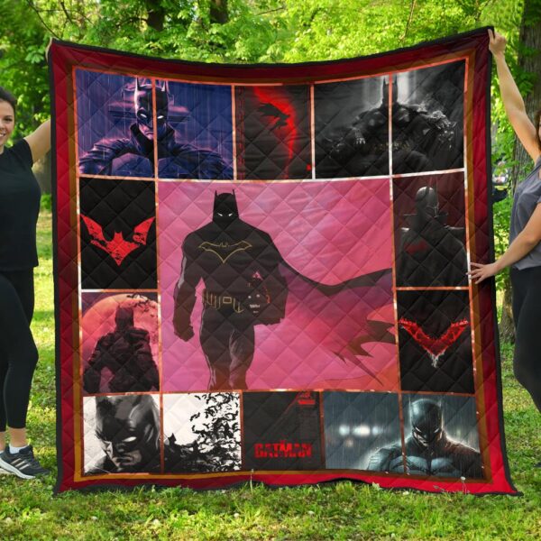 The Bat Man Dark Knight Premium Quilt Blanket Movie Home Decor Custom For Fans