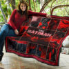 The Bat Man Premium Quilt Blanket Movie Home Decor Custom For Fans 11