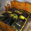 The Bat Man Premium Quilt Blanket Movie Home Decor Custom For Fans 19