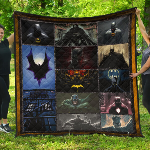 The Bat Man Premium Quilt Blanket Movie Home Decor Custom For Fans