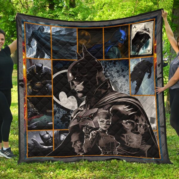 The Bat Man Premium Quilt Blanket Movie Home Decor Custom For Fans