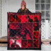 The Bat Man Premium Quilt Blanket Movie Home Decor Custom For Fans 3