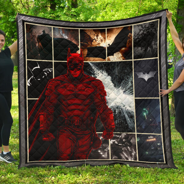 The Bat Man Premium Quilt Blanket Movie Home Decor Custom For Fans