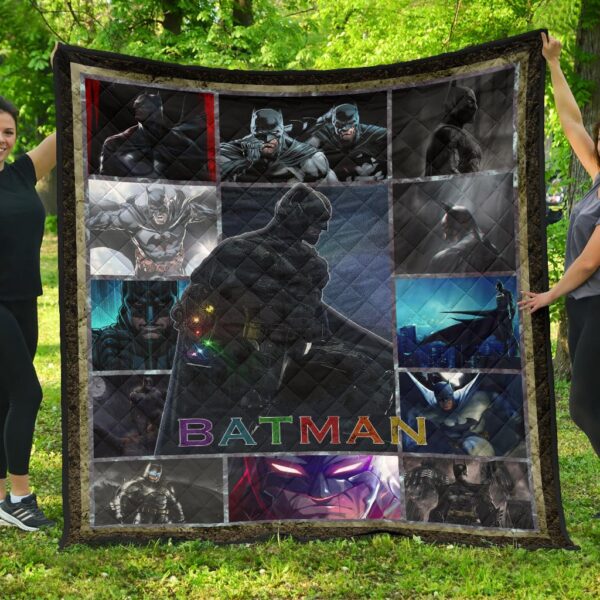 The Bat Man Premium Quilt Blanket Movie Home Decor Custom For Fans