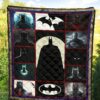 The Bat Man Premium Quilt Blanket Movie Home Decor Custom For Fans 5