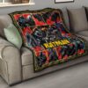 The Bat Man Premium Quilt Blanket Movie Home Decor Custom For Fans 15