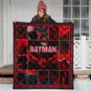 The Bat Man Premium Quilt Blanket Movie Home Decor Custom For Fans 3