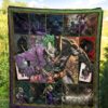 The Bat Man Vs Joker The Clown Premium Quilt Blanket Movie Home Decor Custom For Fans 5